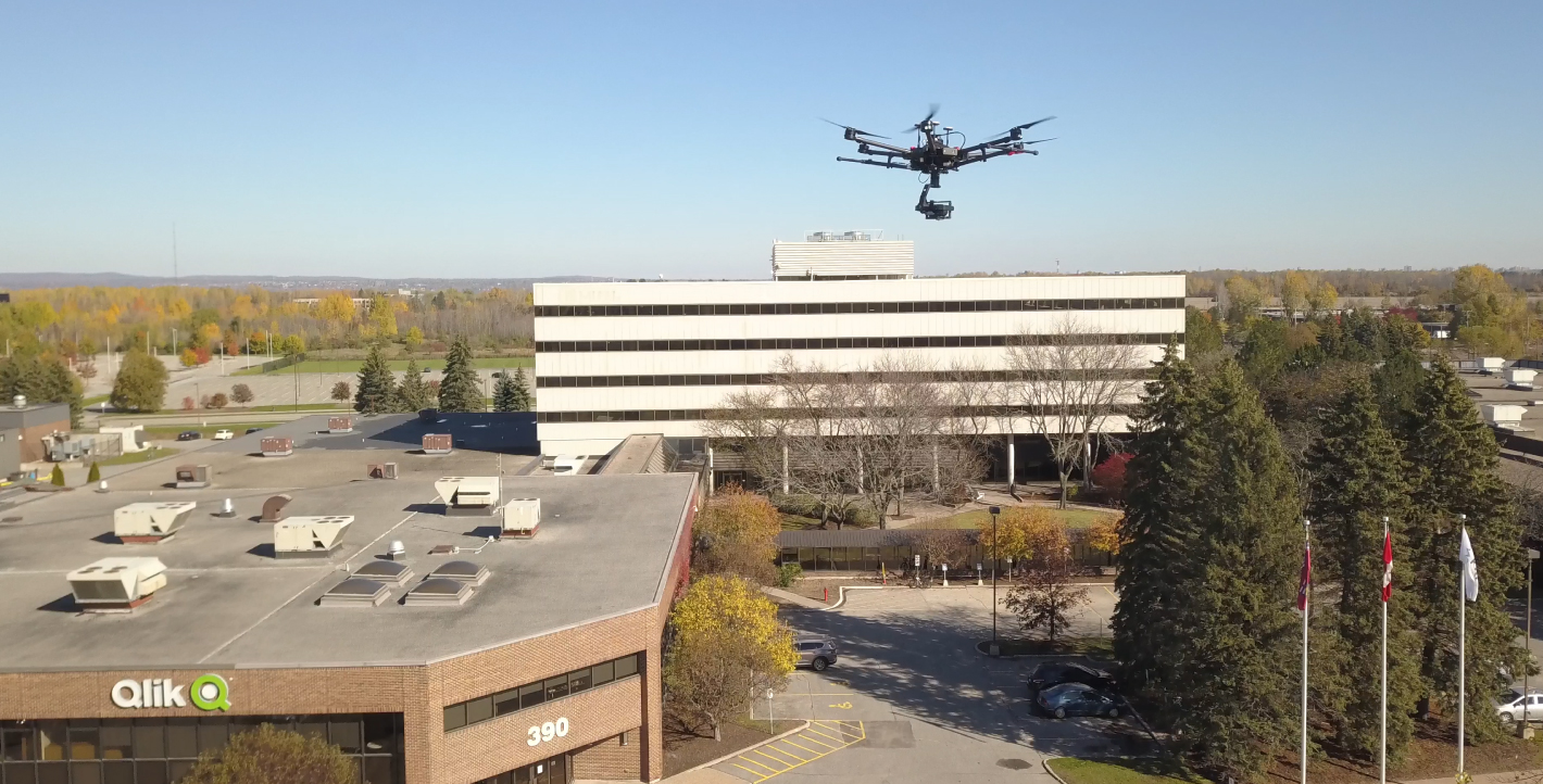 We collaborate with TELUS to test drone capabilities over 5G network